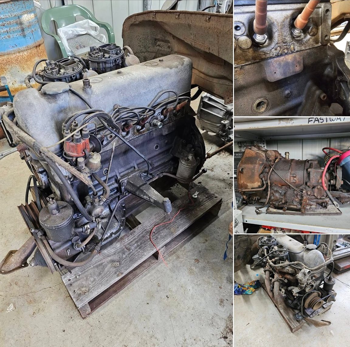 W108 250S M108 engine + 722 gearbox $200 ono Bexley NSW