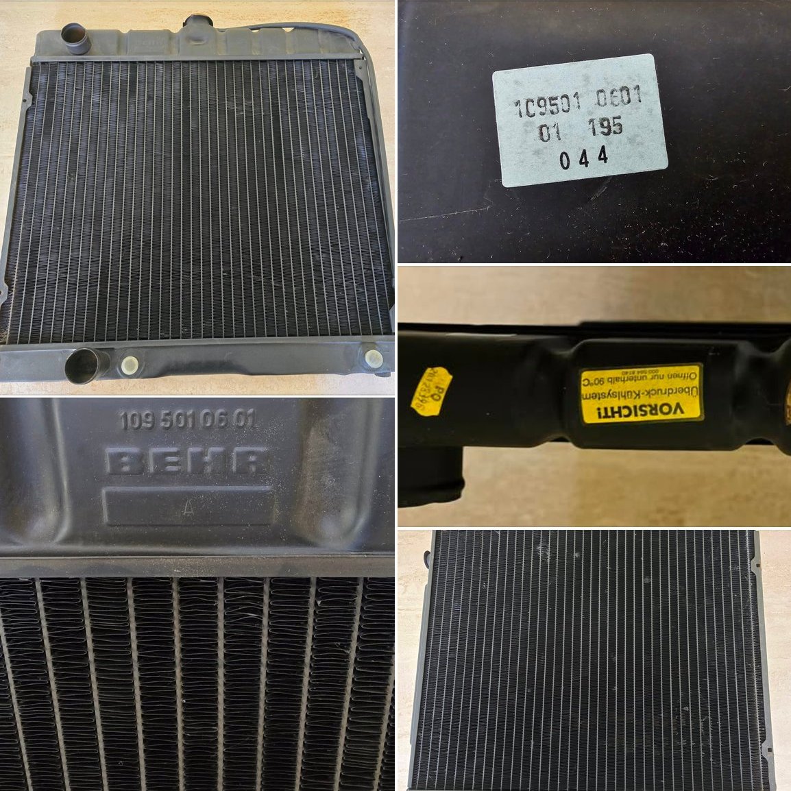 NOS W109 300SEL 6.3 radiator Behr RHD $2100