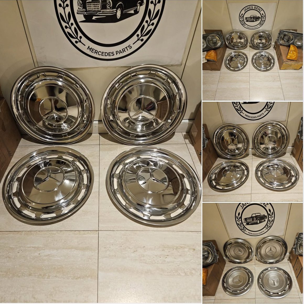 JanesBenz Portugal Christmas wheel covers Becker radio
